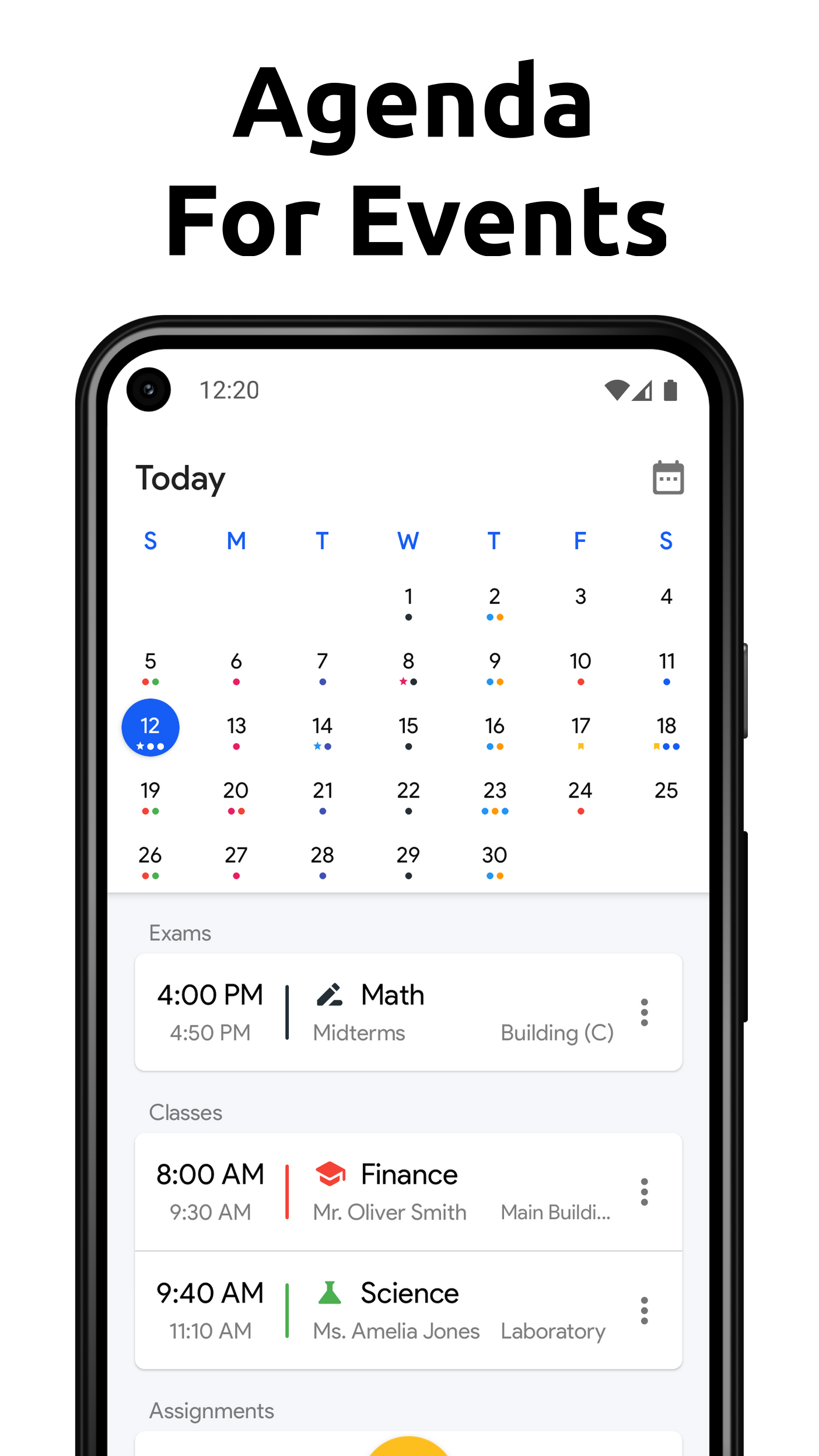 School Planner - Timetable Screenshot 2