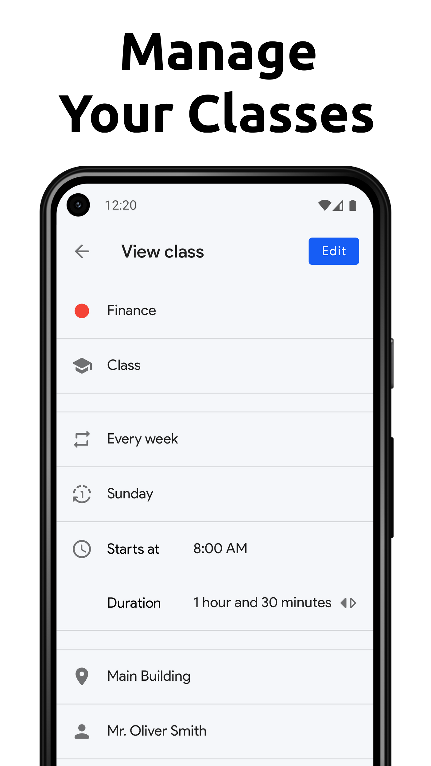 School Planner - Timetable Screenshot 5