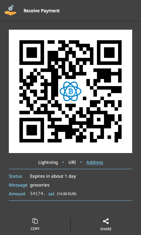 Electrum Bitcoin Wallet Screenshot 4