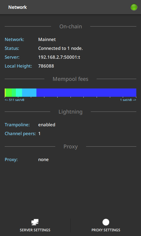Electrum Bitcoin Wallet Screenshot 5