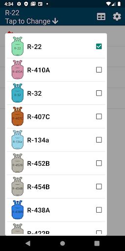 HVACR Check & Charge Screenshot 1