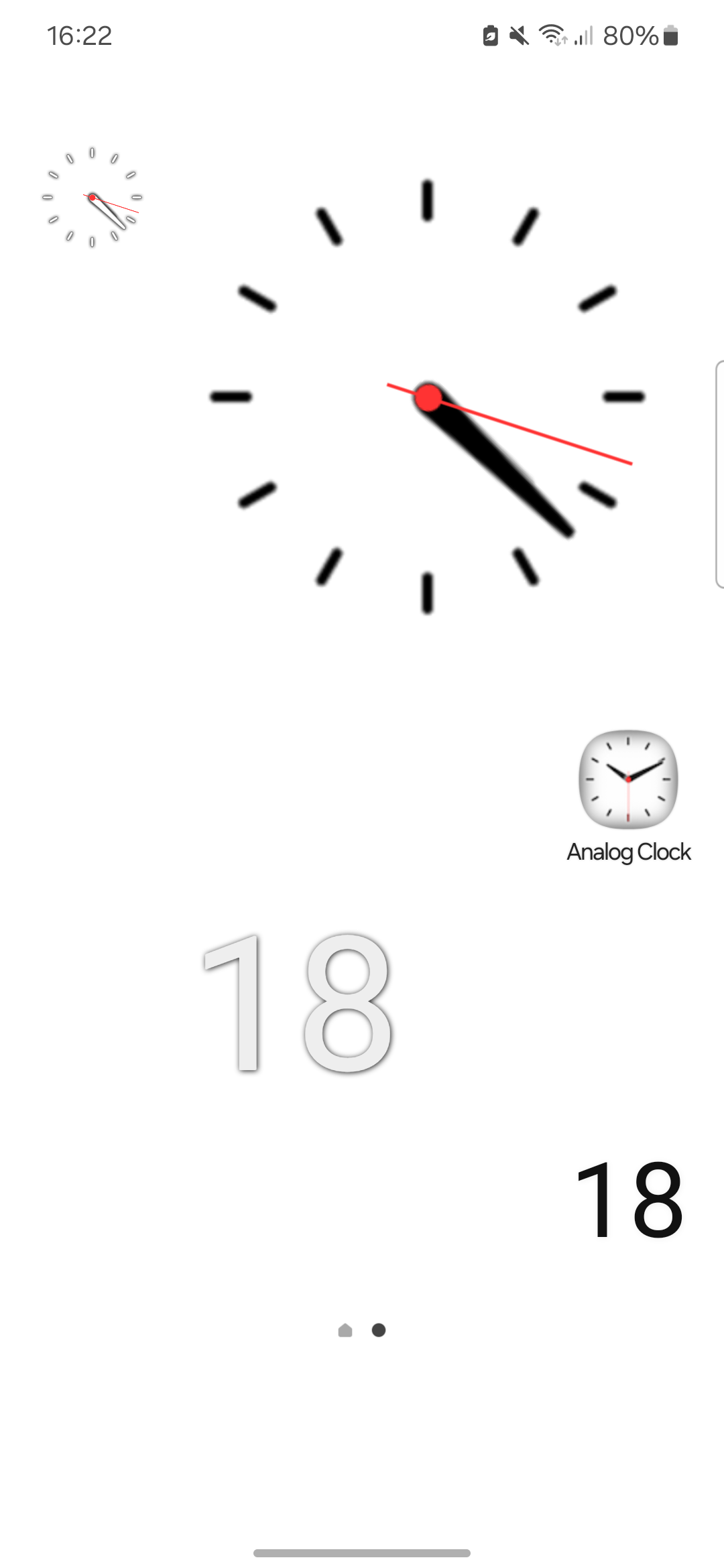 Analog Clock Widget Screenshot 1 