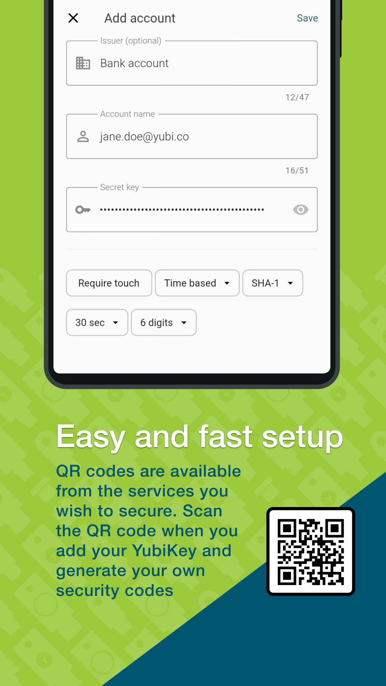 Yubico Authenticator Screenshot 2 