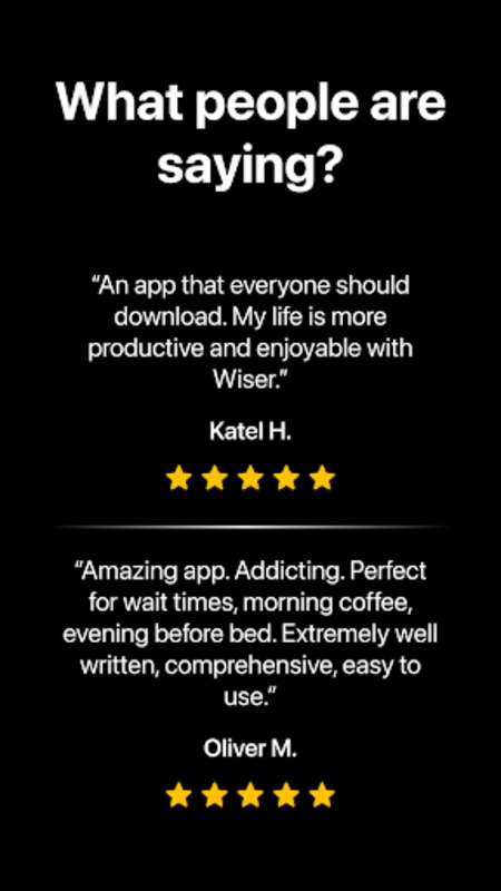 Wiser Screenshot 1 