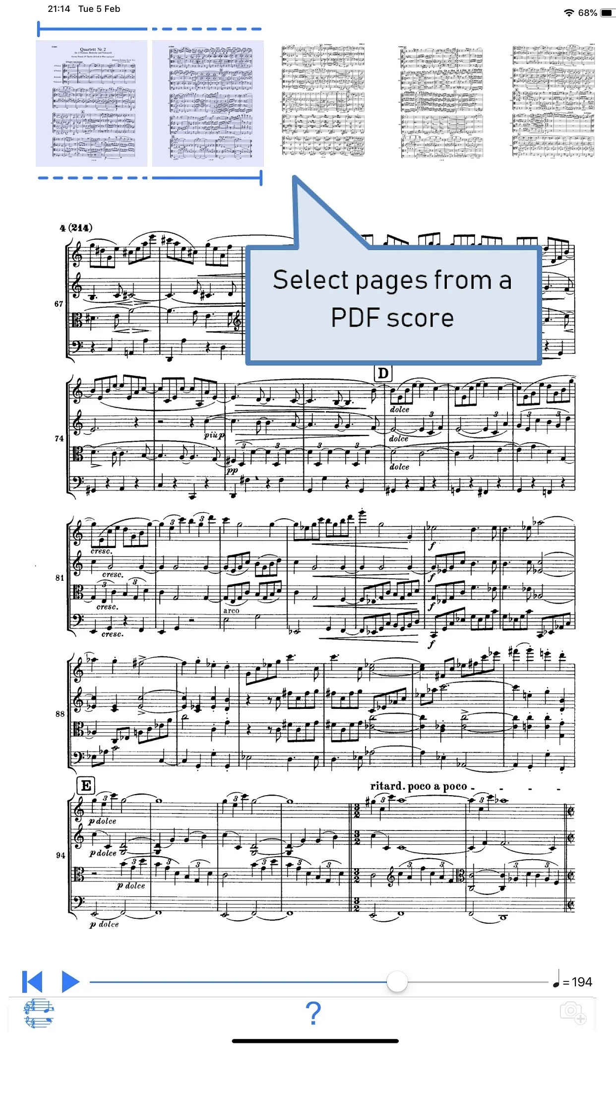 PlayScore2 needs hi-end camera Screenshot 7