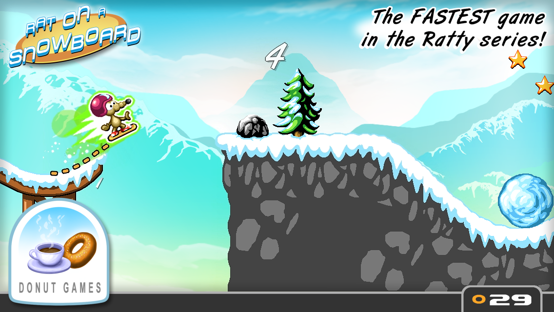Rat On A Snowboard Screenshot 3 