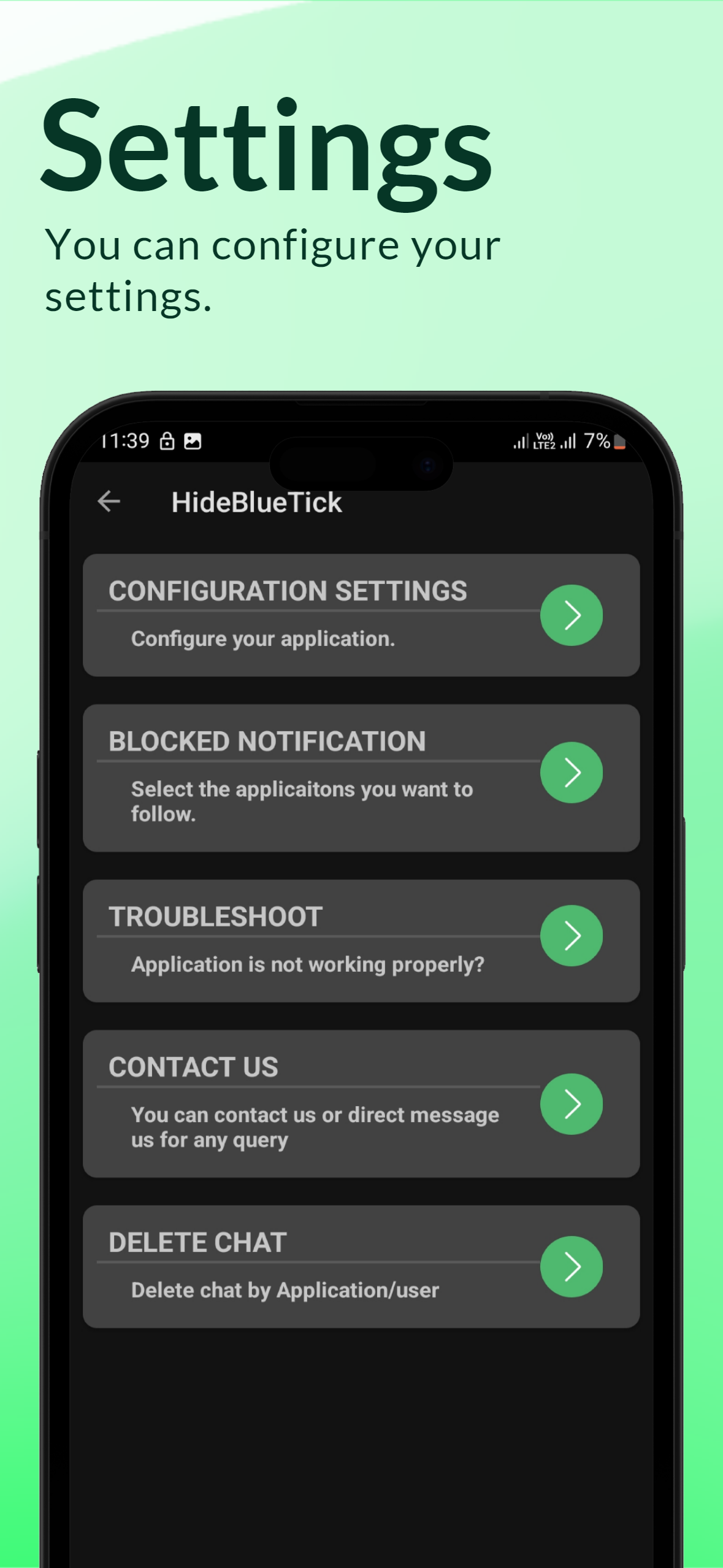 Hide Blue Ticks Screenshot 4