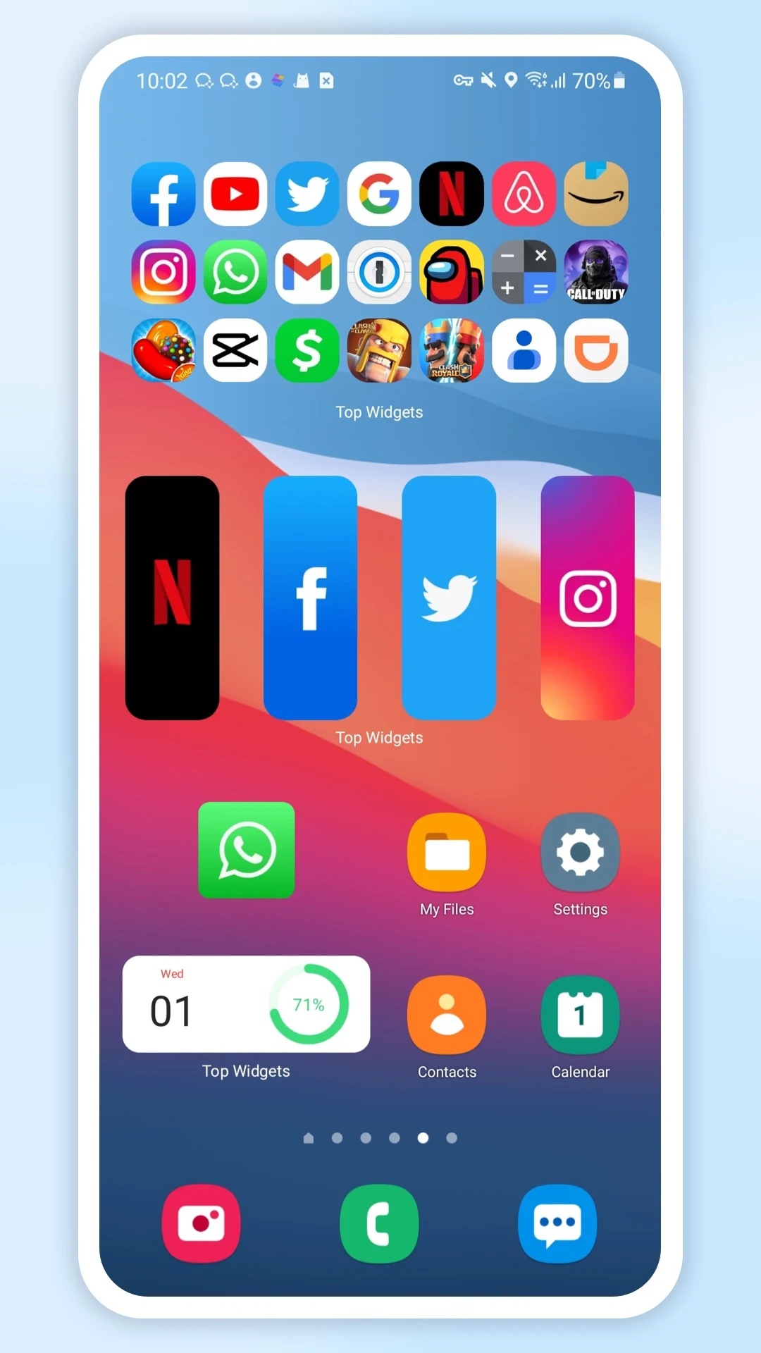 Top Widgets Screenshot 1
