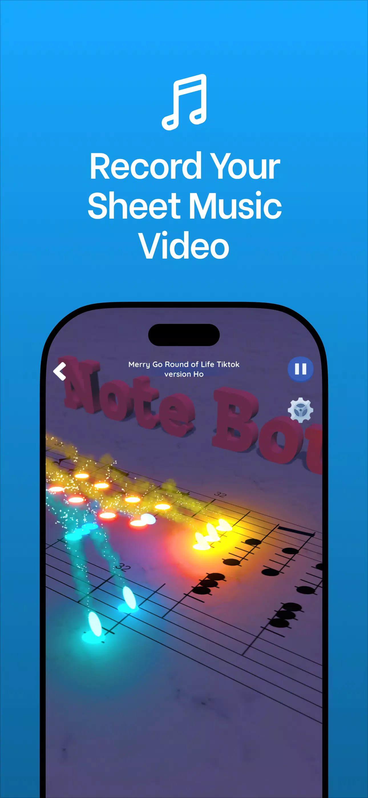 Note Bounce – Sheet Music Game Screenshot 1
