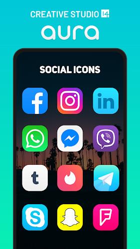Aura Icon Pack Screenshot 2 
