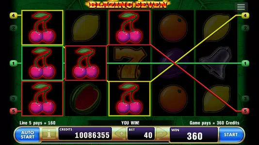 Blazing Seven Slot Screenshot 2 
