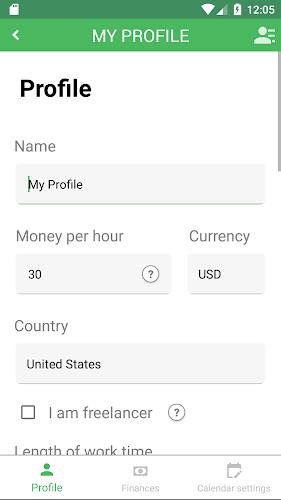 Working Timer - Timesheet Screenshot 5 