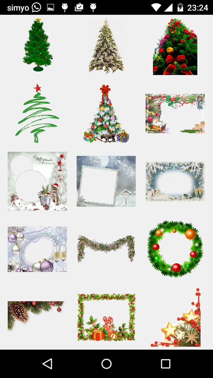 Merry Christmas Photo Stickers Screenshot 3 