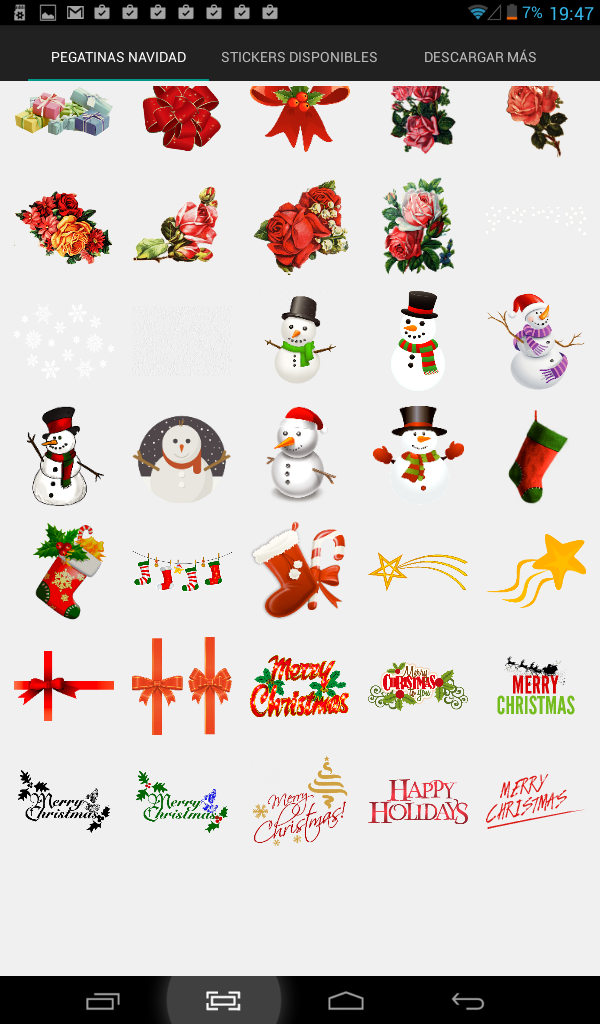 Merry Christmas Photo Stickers Screenshot 10 