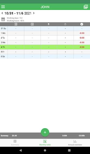 Working Timer - Timesheet Screenshot 12 