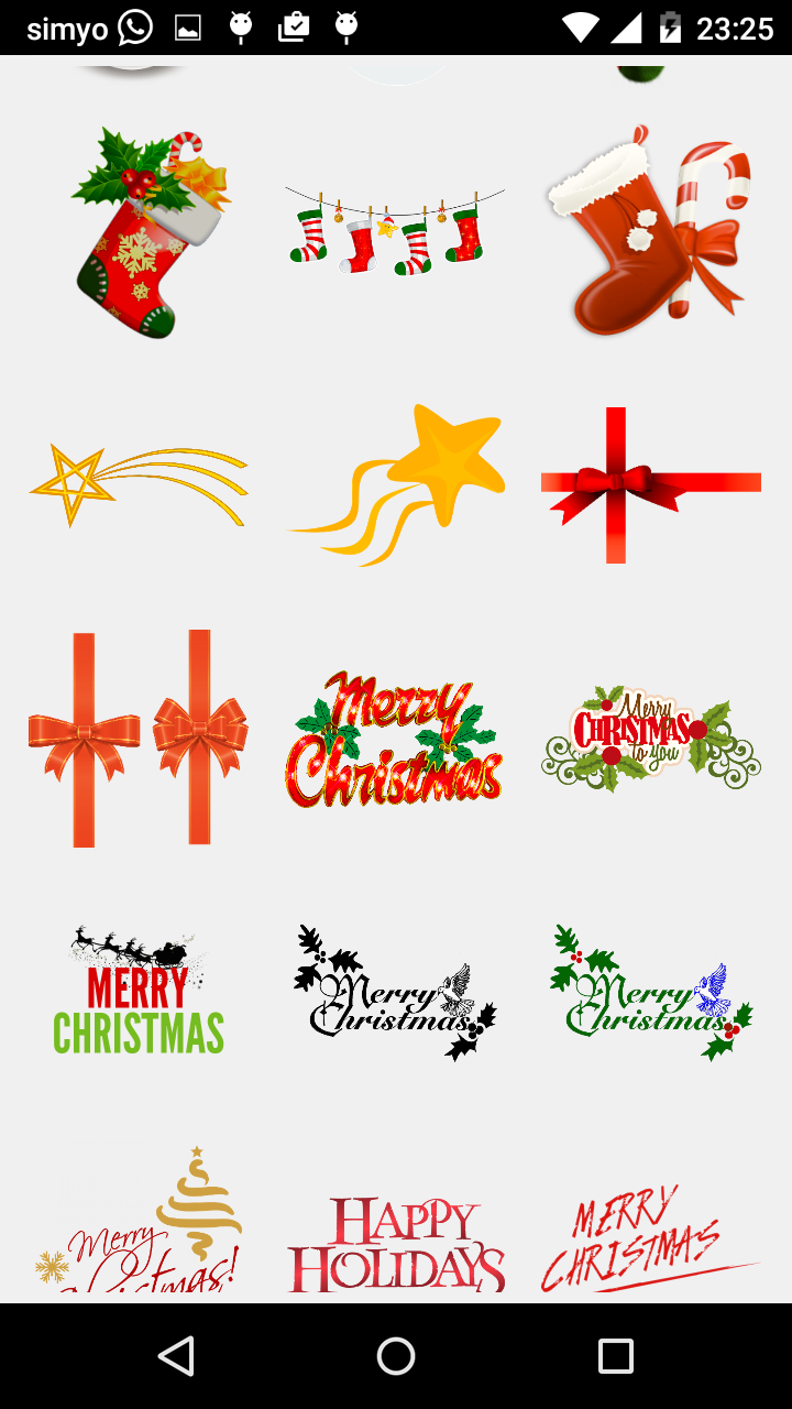 Merry Christmas Photo Stickers Screenshot 5 