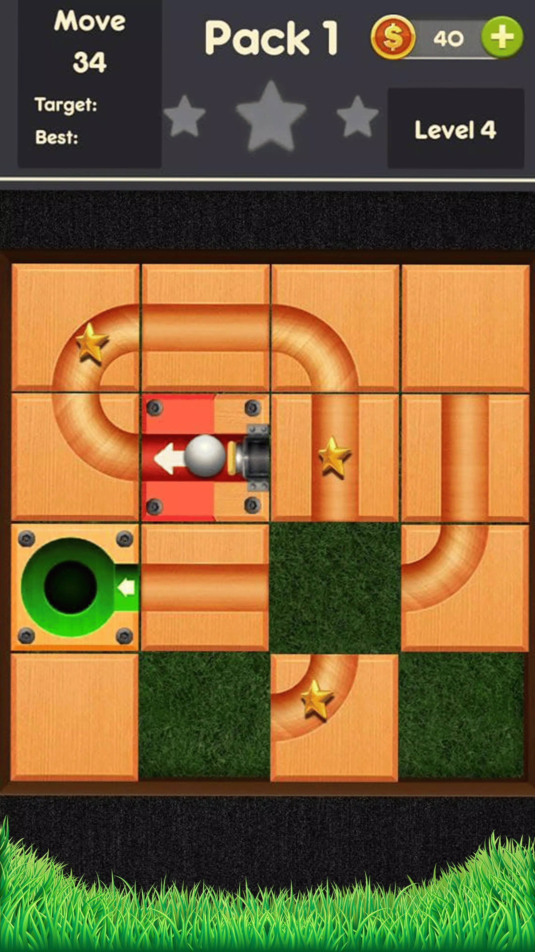 Rolling ball - slide puzzle Screenshot 1
