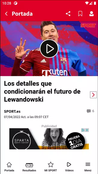 SPORT Screenshot 2 
