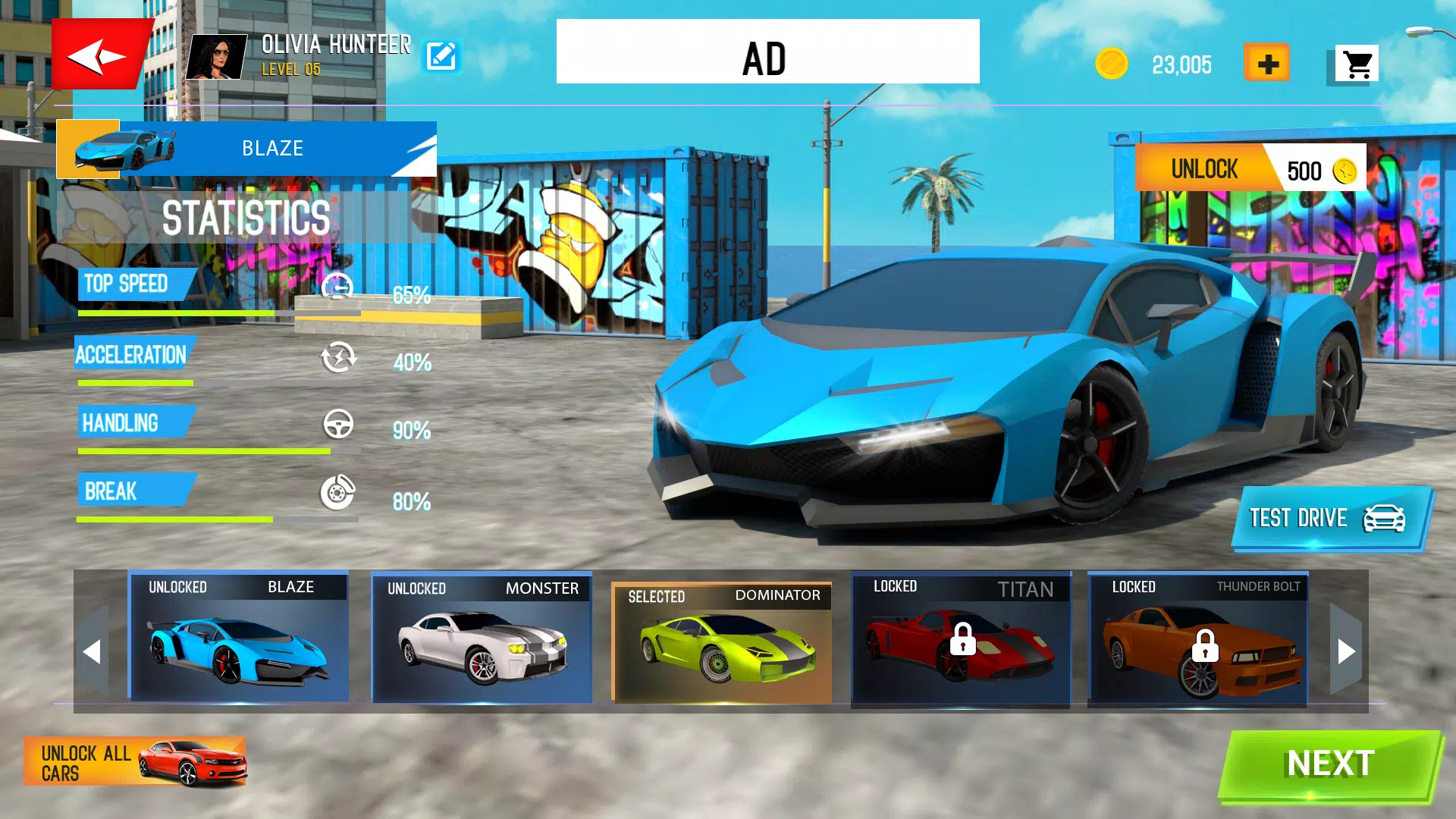 Extreme Car Drifting Mega Ramp Screenshot 3