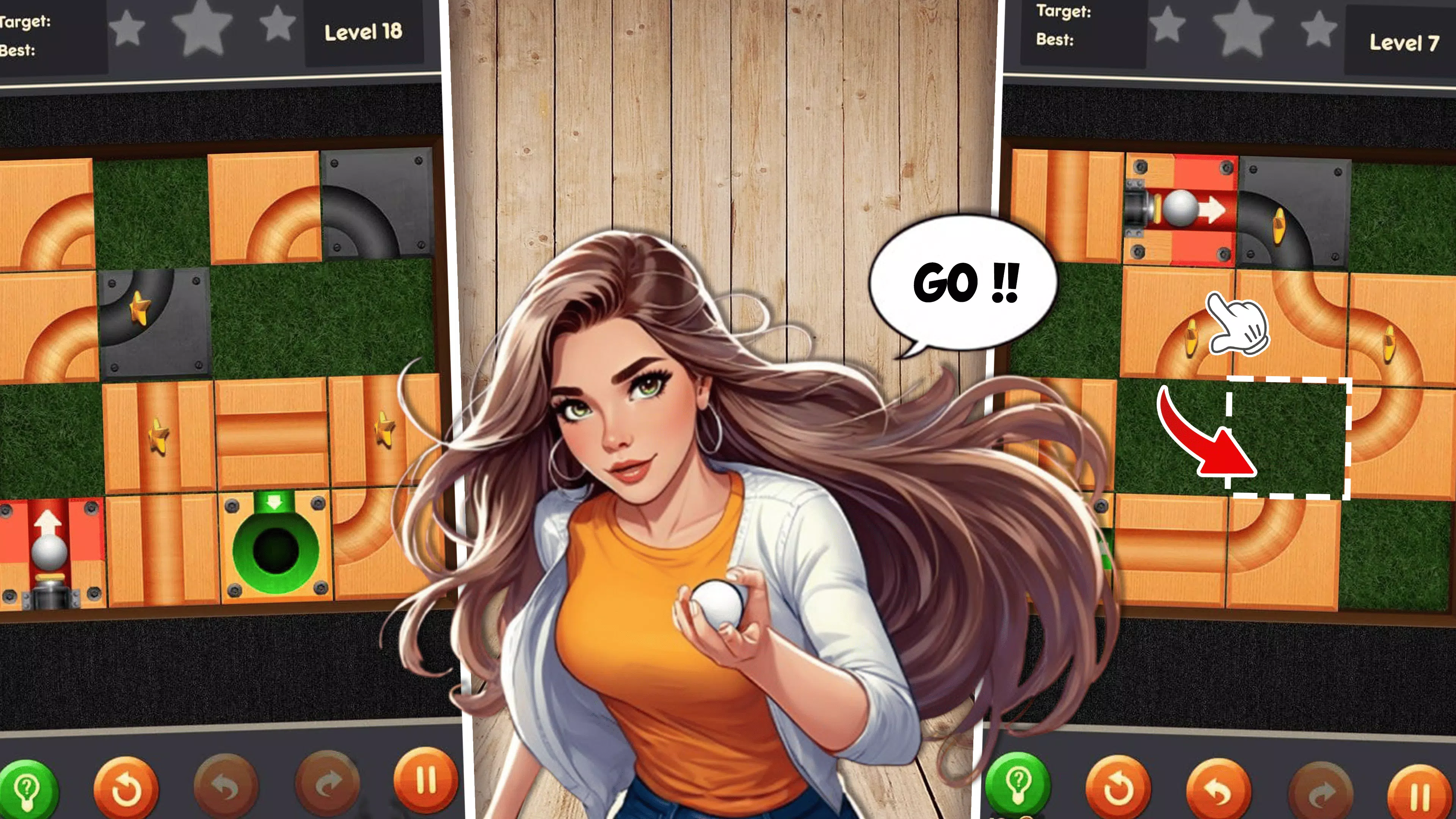 Rolling ball - slide puzzle Screenshot 8