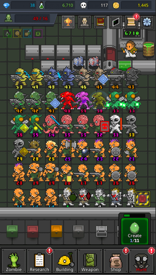 Grow Zombie : Merge Zombie Screenshot 3 