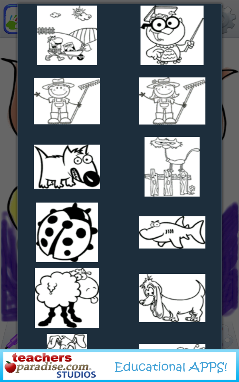Kids Finger Painting Coloring Screenshot 11