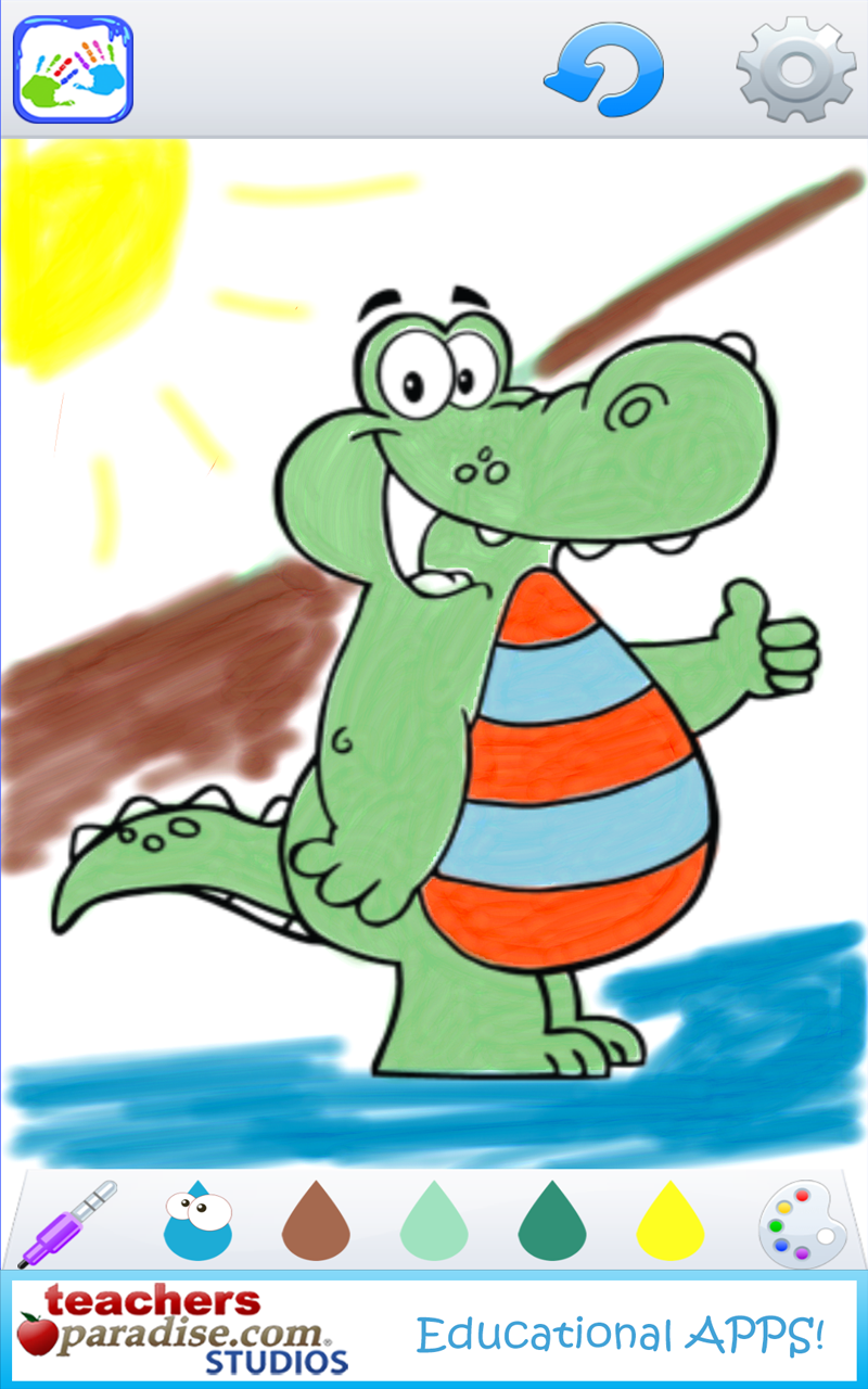 Kids Finger Painting Coloring Screenshot 10