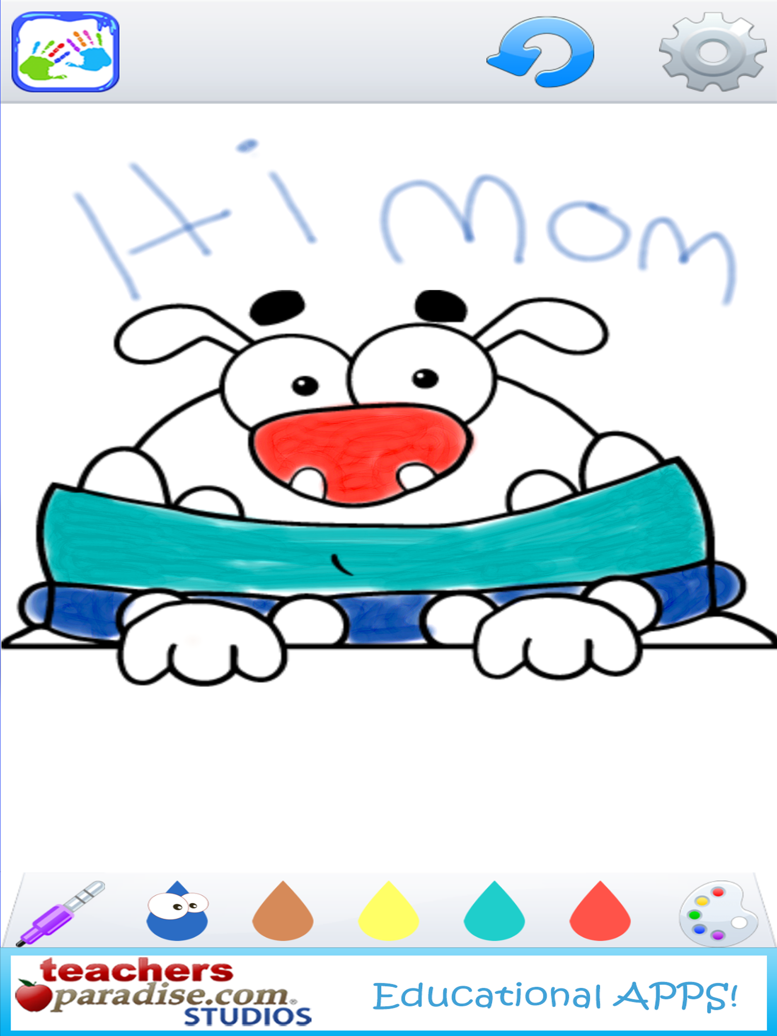 Kids Finger Painting Coloring Screenshot 18
