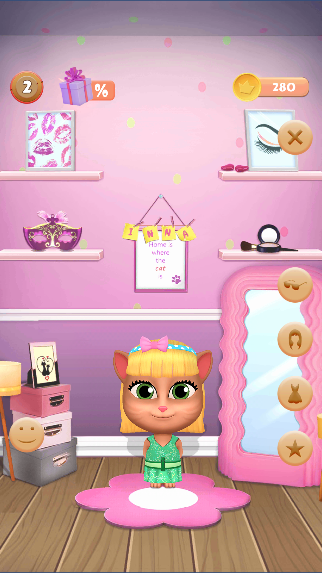 My Virtual Pet Inna - Cat Game Screenshot 4