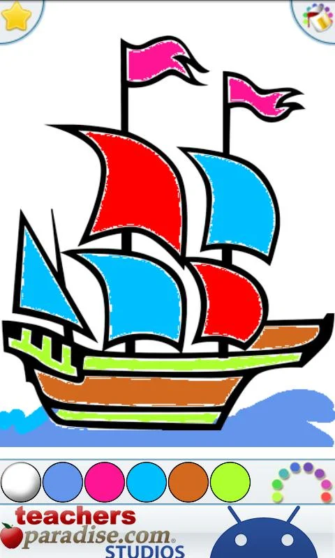 Kids Finger Painting Coloring Screenshot 3