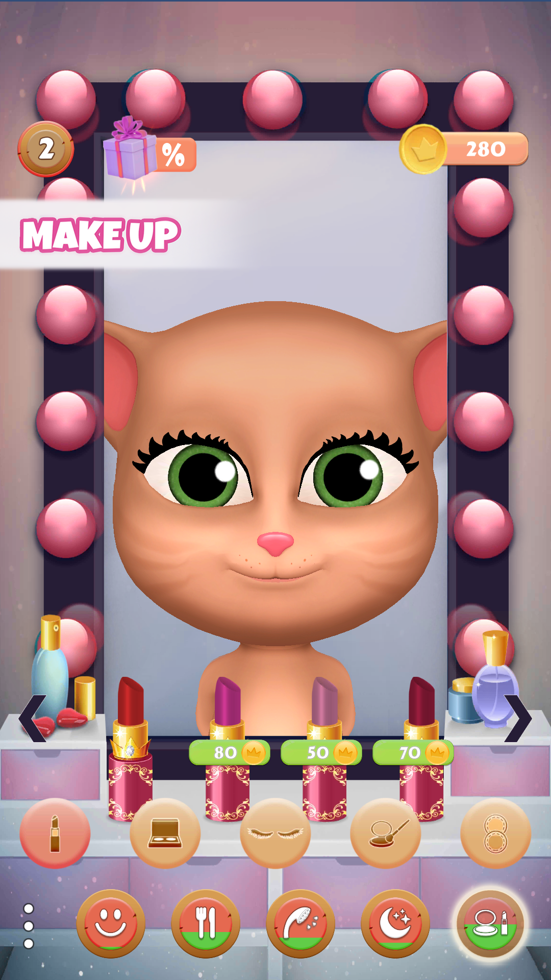 My Virtual Pet Inna - Cat Game Screenshot 2