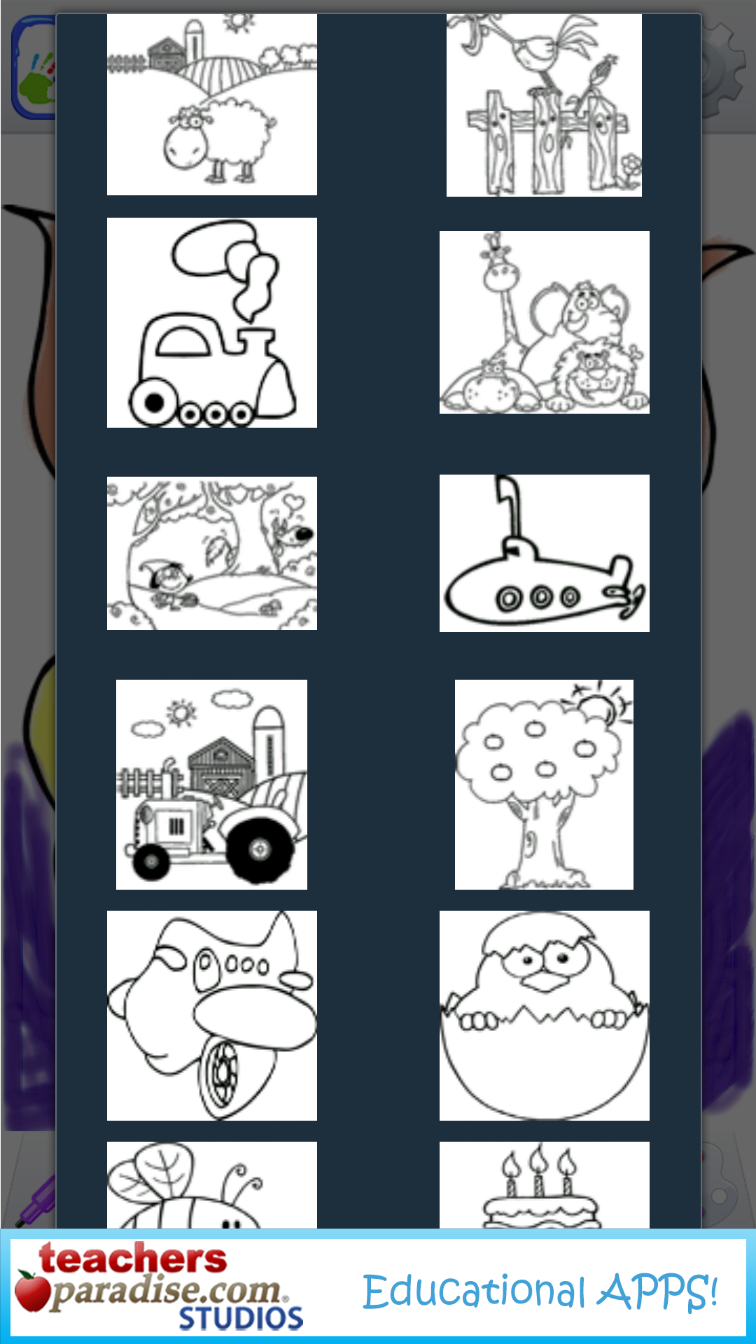 Kids Finger Painting Coloring Screenshot 13