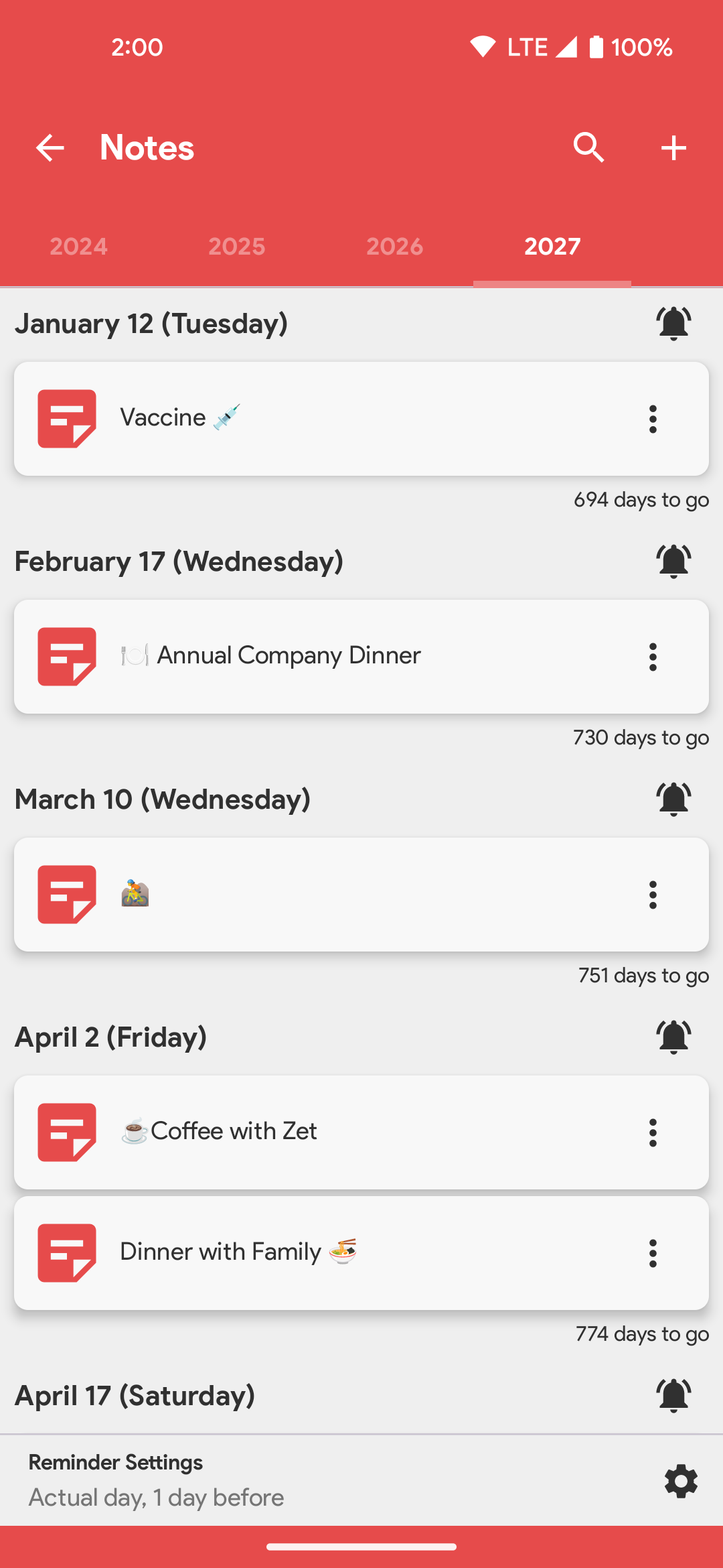 Philippines Calendar Screenshot 6