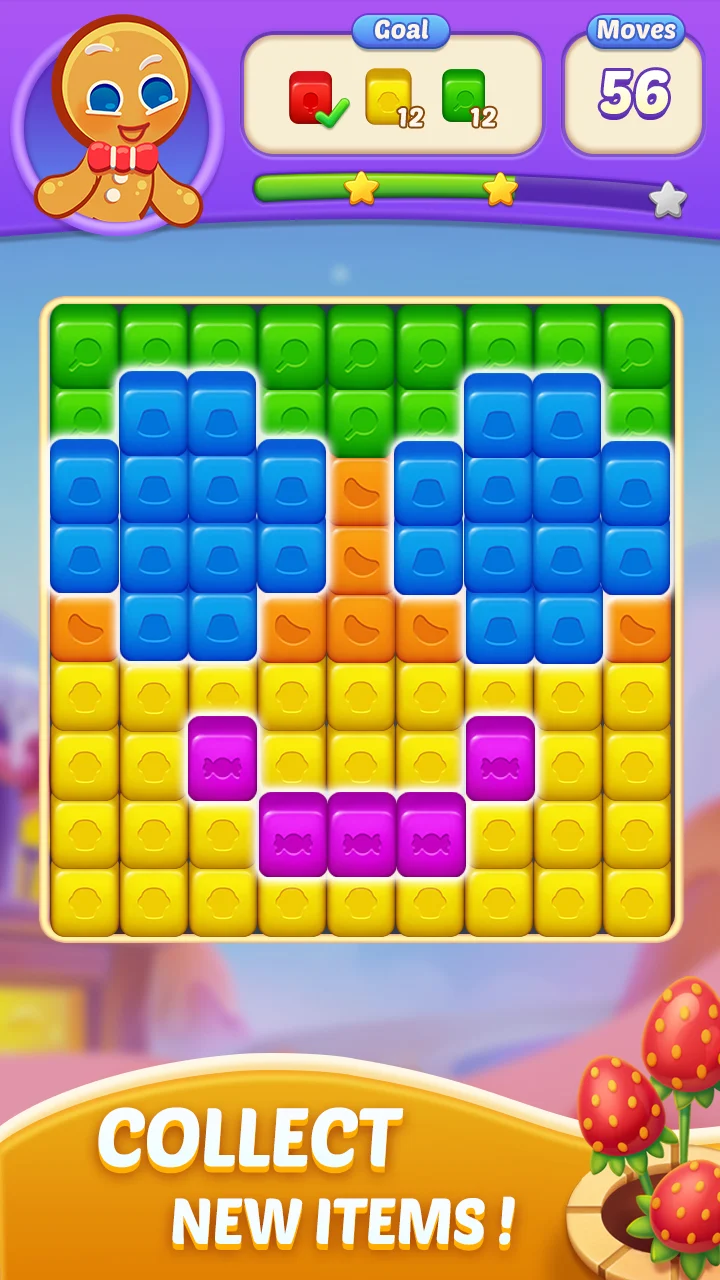 Candy Blast Fever:Cubes Crush Screenshot 1 