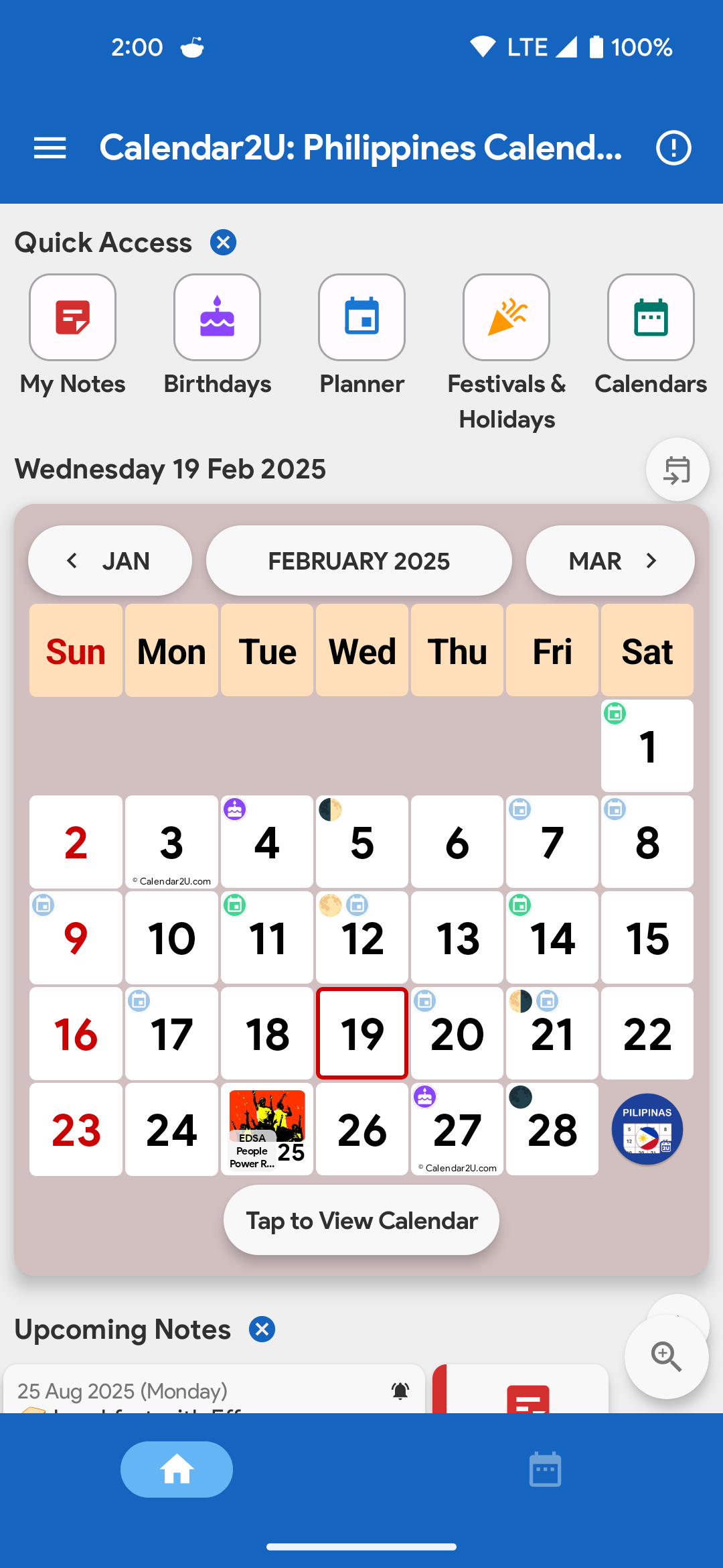 Philippines Calendar Screenshot 8