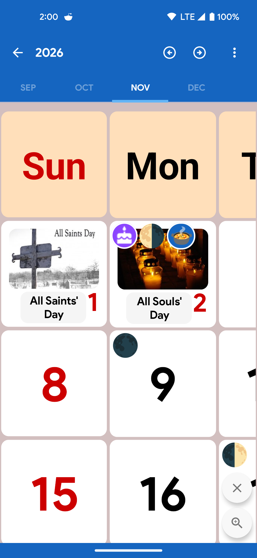 Philippines Calendar Screenshot 2