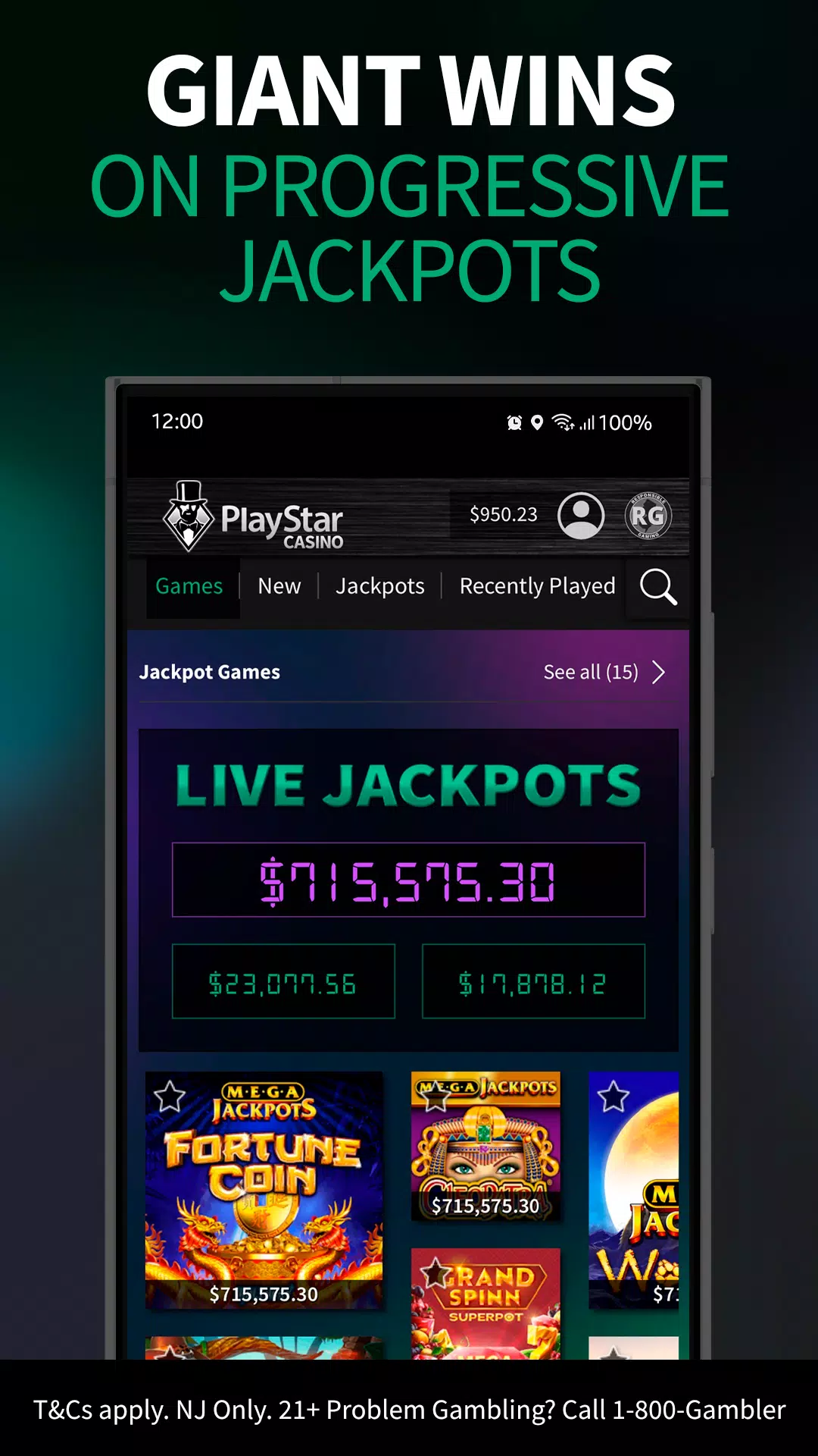 PlayStar Casino: Real Money NJ Screenshot 5 