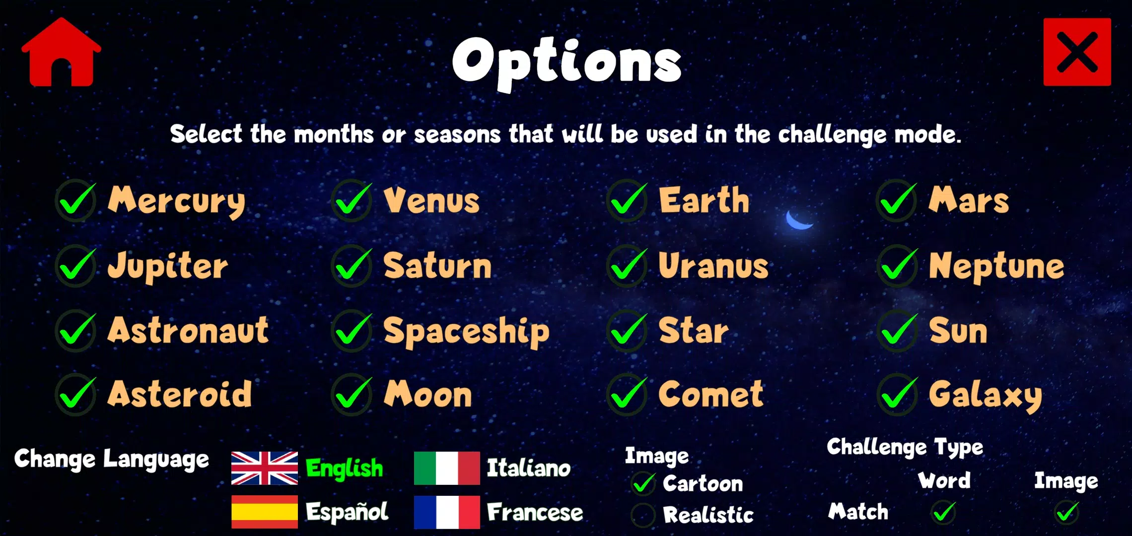 Learn: Space Screenshot 2