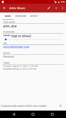 PasswdSafe Screenshot 4