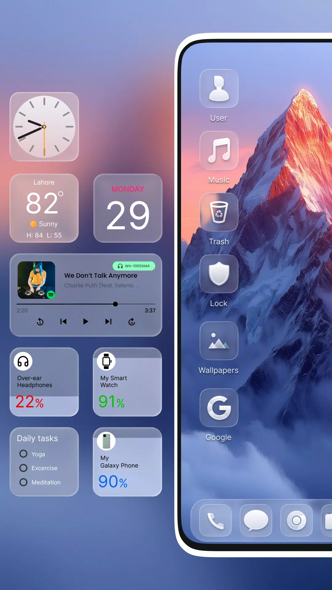 Glass Launcher Screenshot 2 