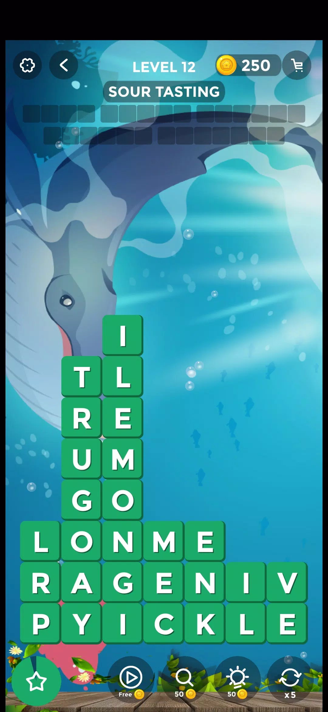 Word Stacks Game Screenshot 2