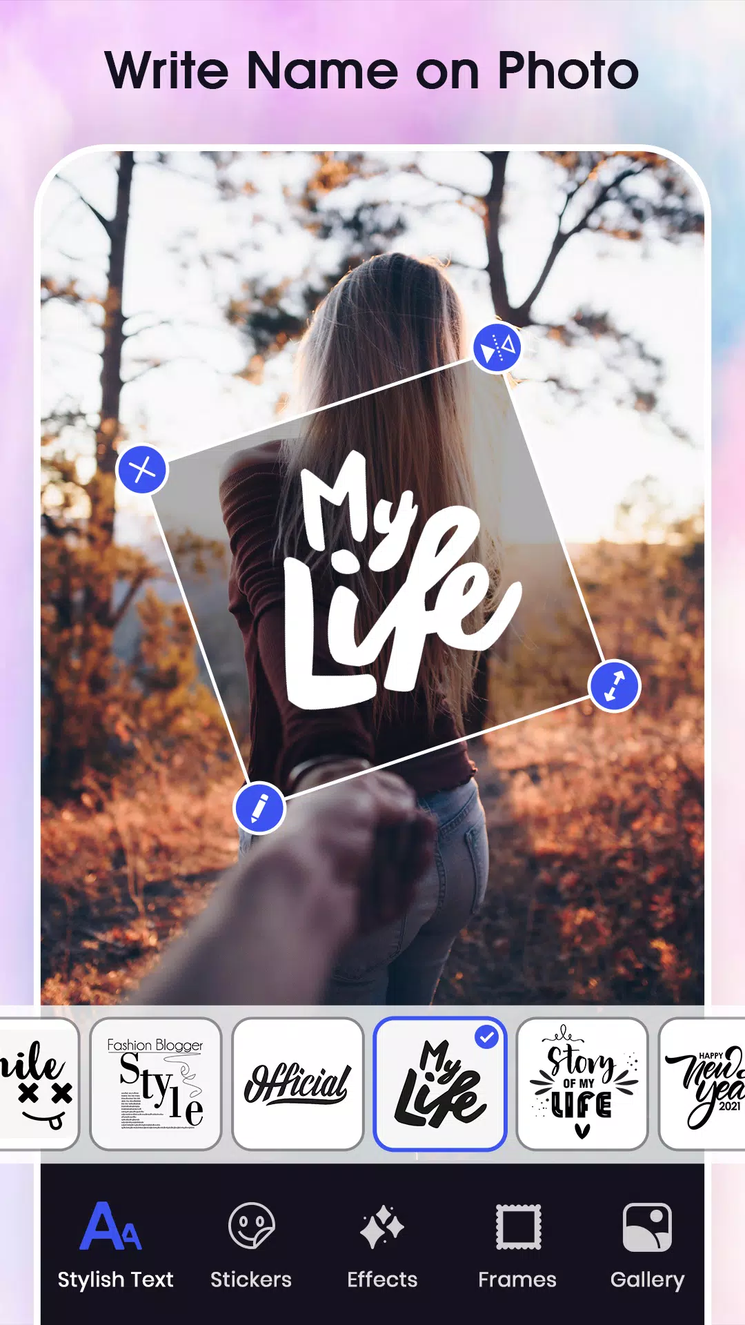 Write Name on Photo Screenshot 1 