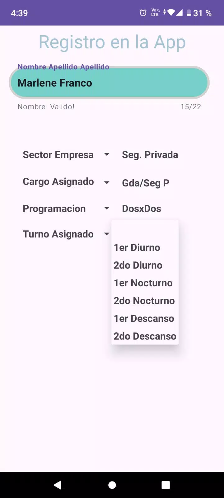 MiTurno Screenshot 1 