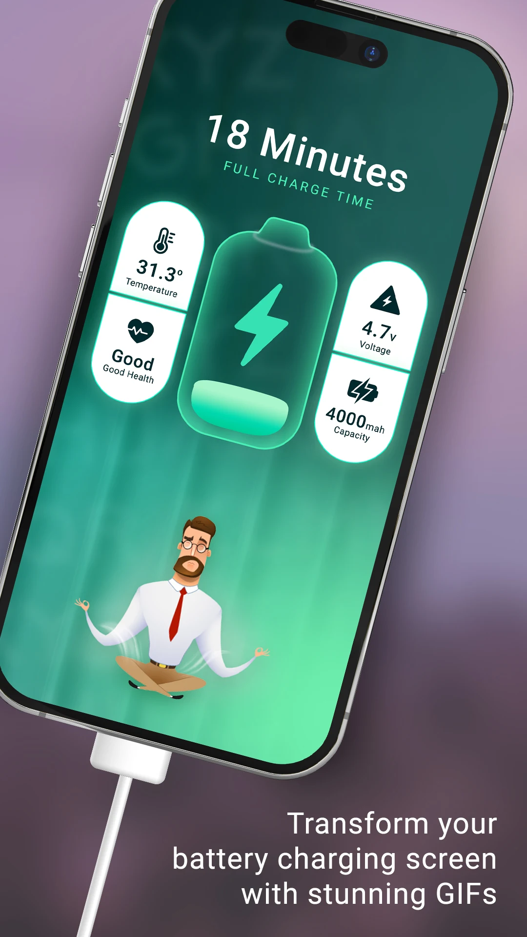 Battery Charge Animated Screen Screenshot 2