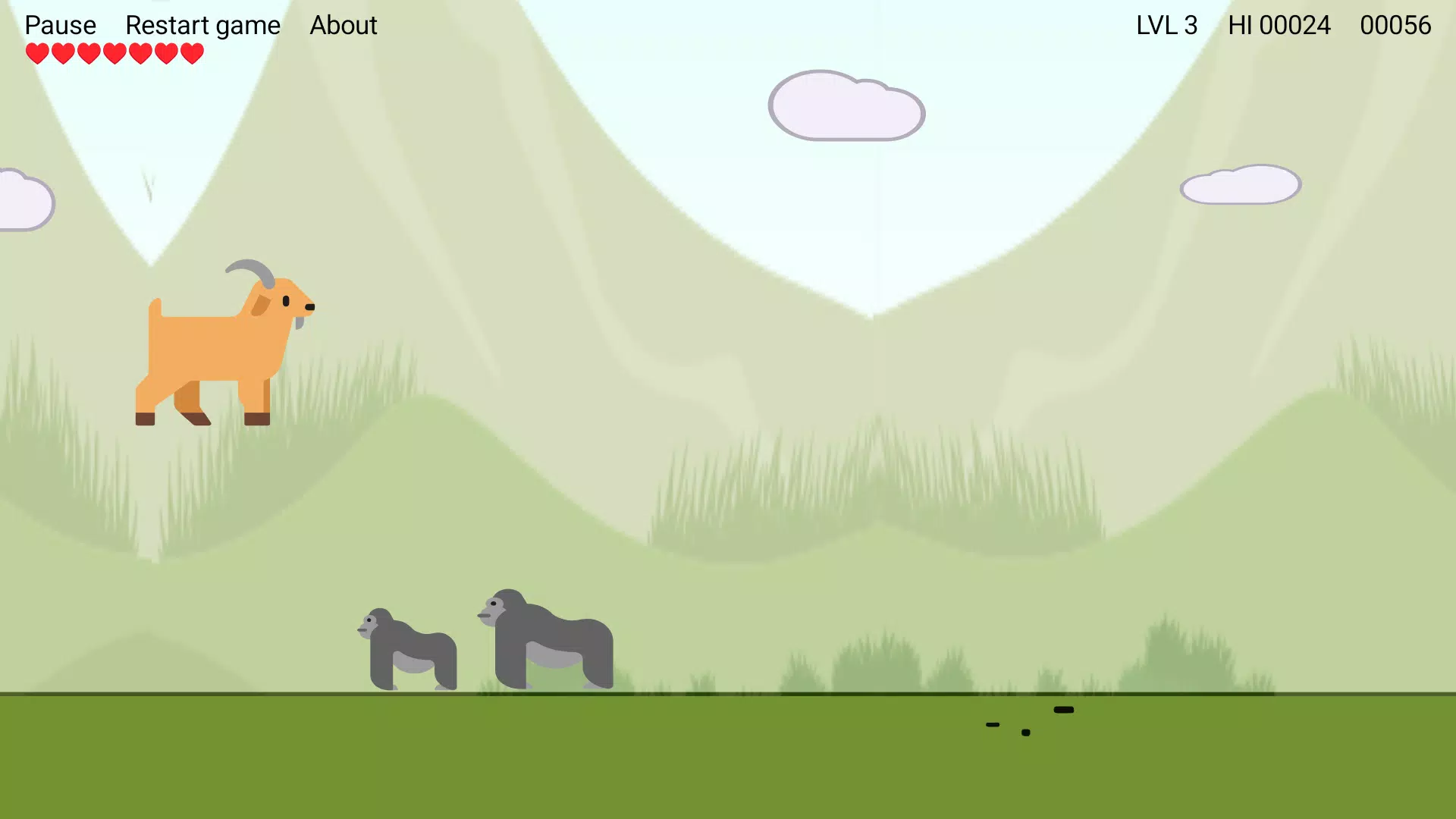 Goat Run Lite: Save the goat Screenshot 3 