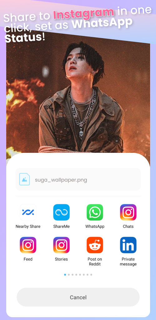 SUGA AIO Wallpaper Meme Videos Screenshot 5 