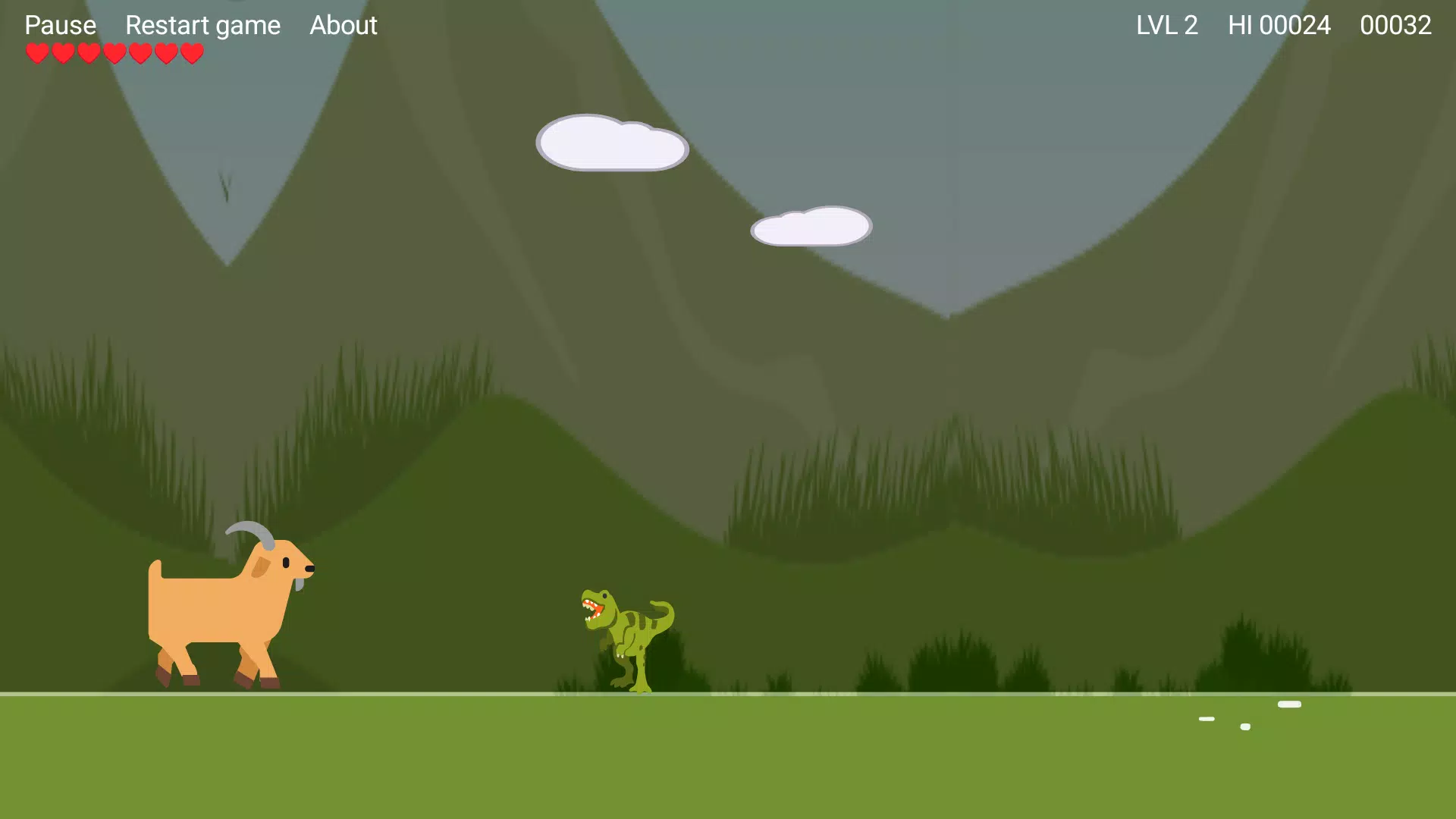 Goat Run Lite: Save the goat Screenshot 1 