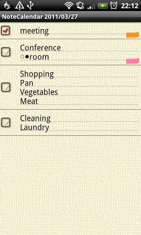 NoteCalendar Screenshot 3 