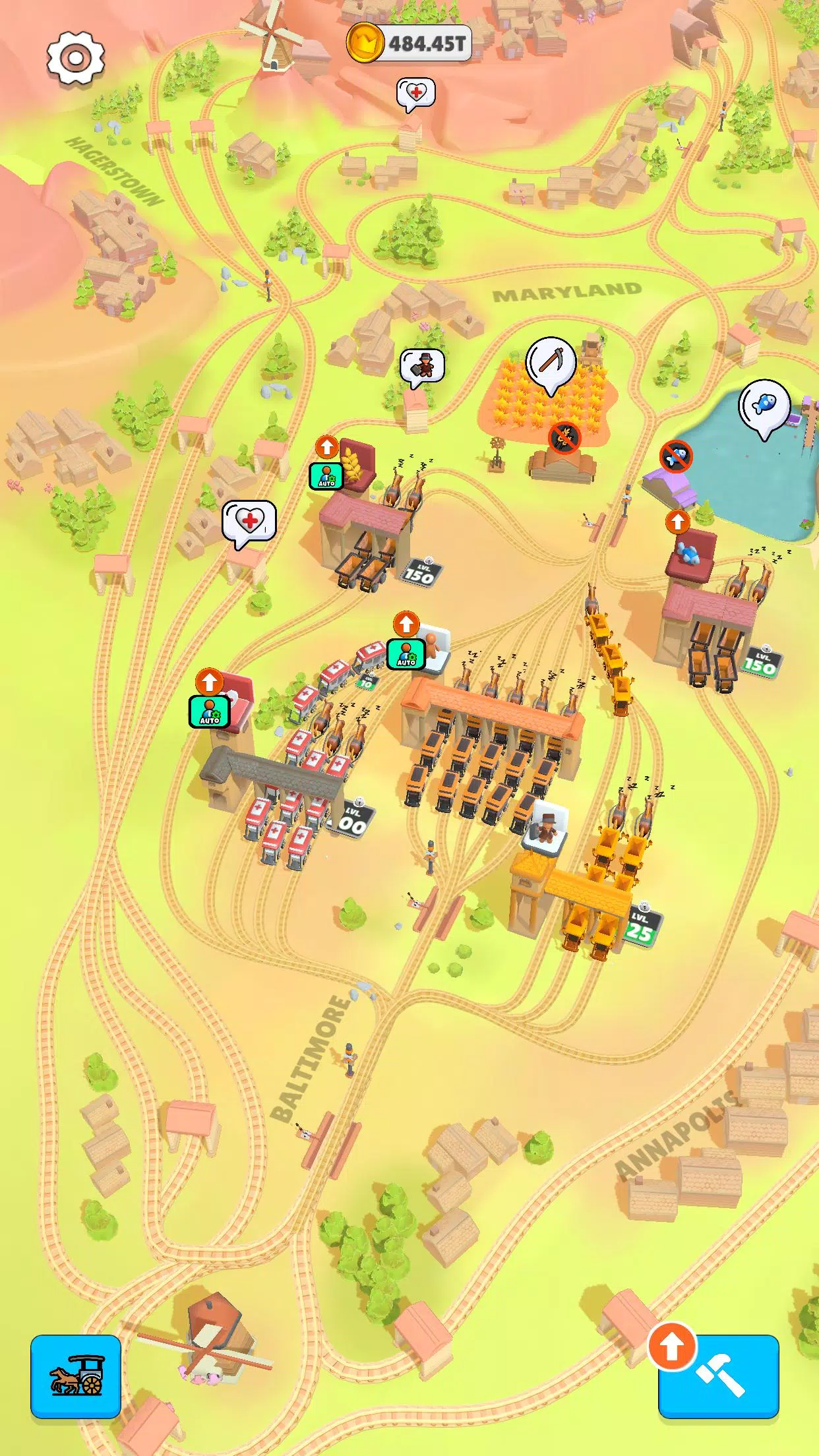 Rail Master Tycoon: Idle Train Screenshot 1 