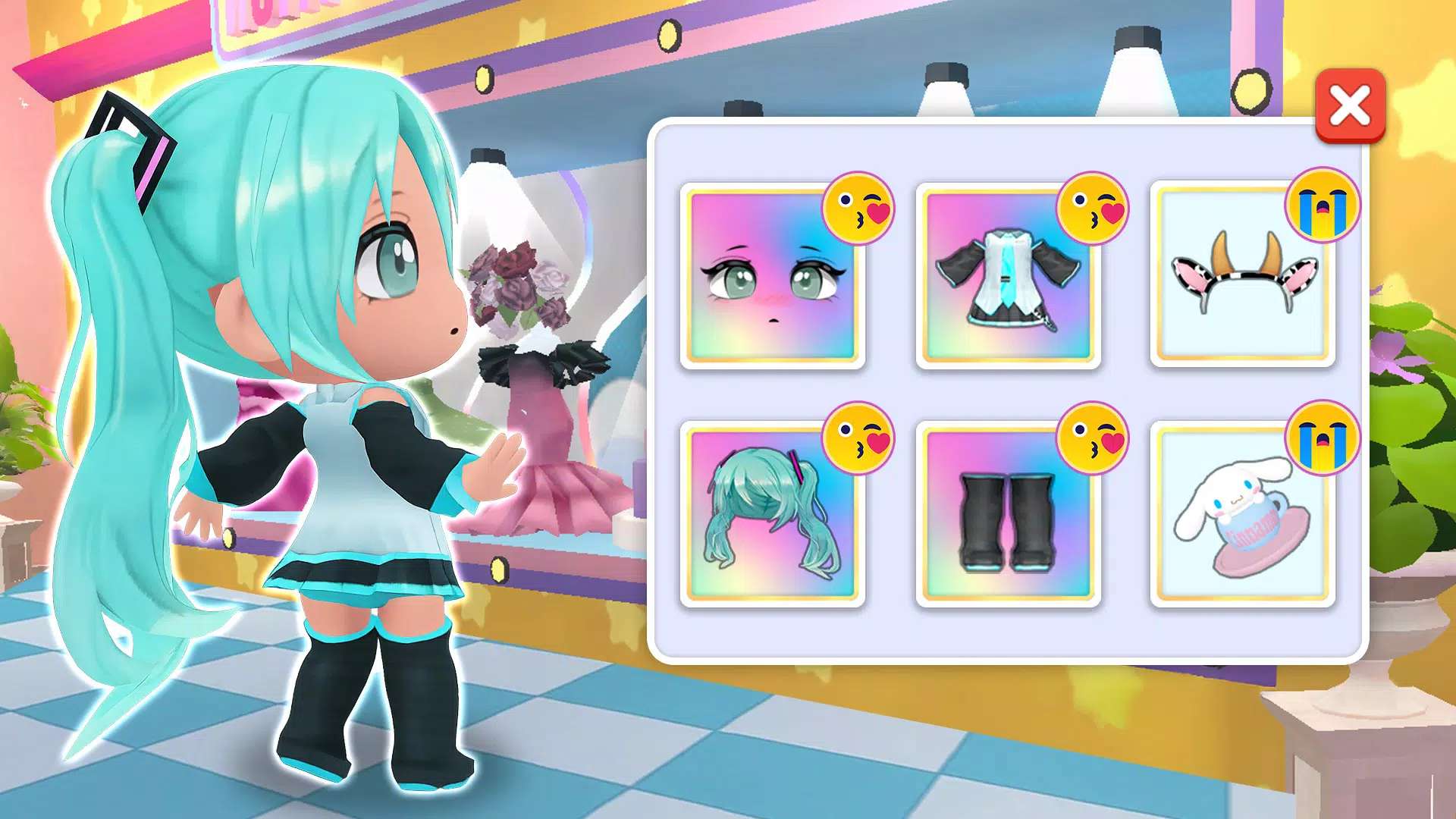 Fashion Roblock: Chibi Room Screenshot 8 